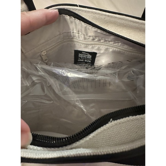 Disney Minnie Mouse Primark Tote Purse w/ Crossbody Strap & Bag Charms NWT - Picture 4 of 4